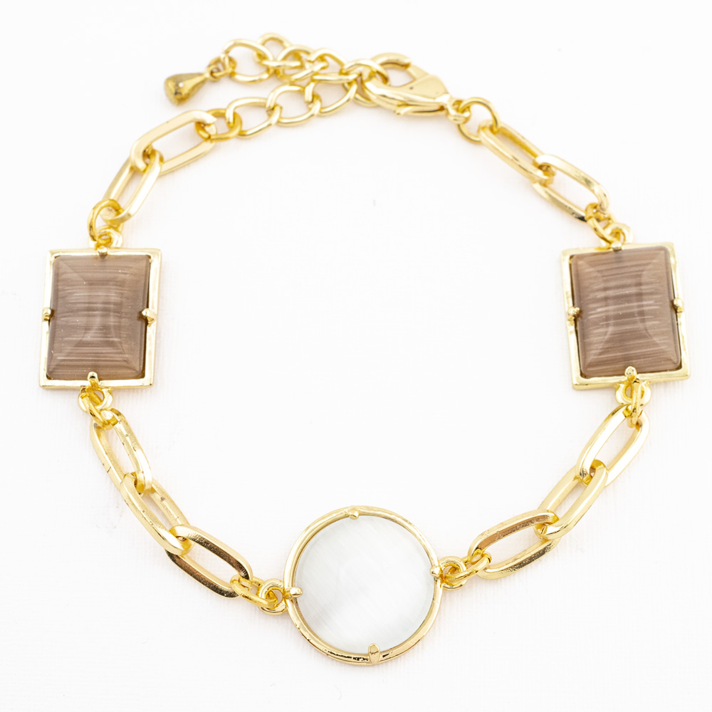 PULSERA CHAPA GOLDEN EYE