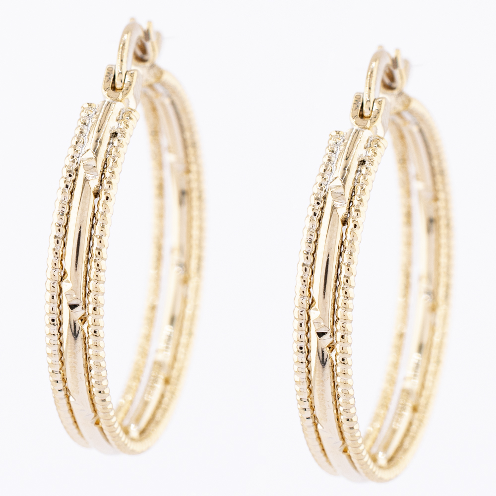 ARRACADA CHAPA GOLDEN CASTING