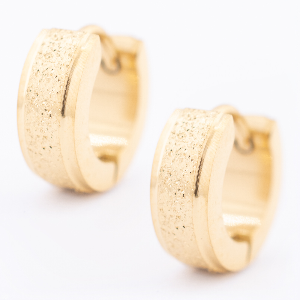 HUGGIE ACERO INOXIDABLE GOLDEN STEEL