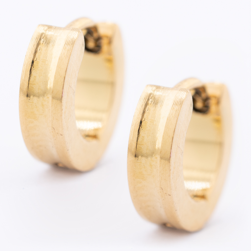 HUGGIE ACERO INOXIDABLE GOLDEN STEEL