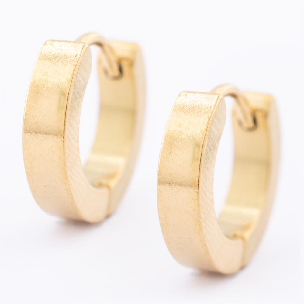 HUGGIE ACERO INOXIDABLE GOLDEN STEEL