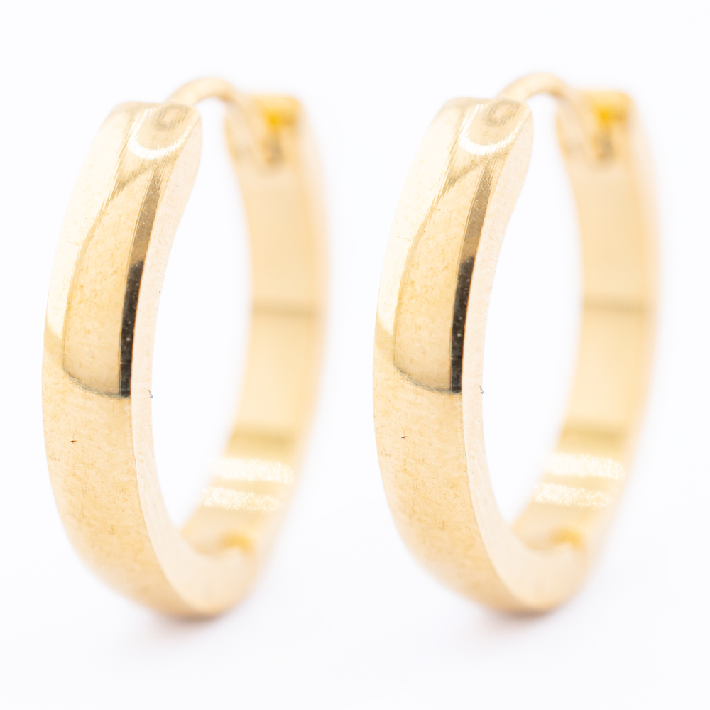 HUGGIE ACERO INOXIDABLE GOLDEN STEEL