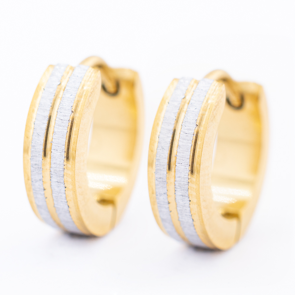 HUGGIE ACERO INOXIDABLE GOLDEN STEEL