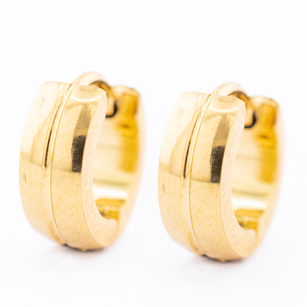 HUGGIE ACERO INOXIDABLE GOLDEN STEEL
