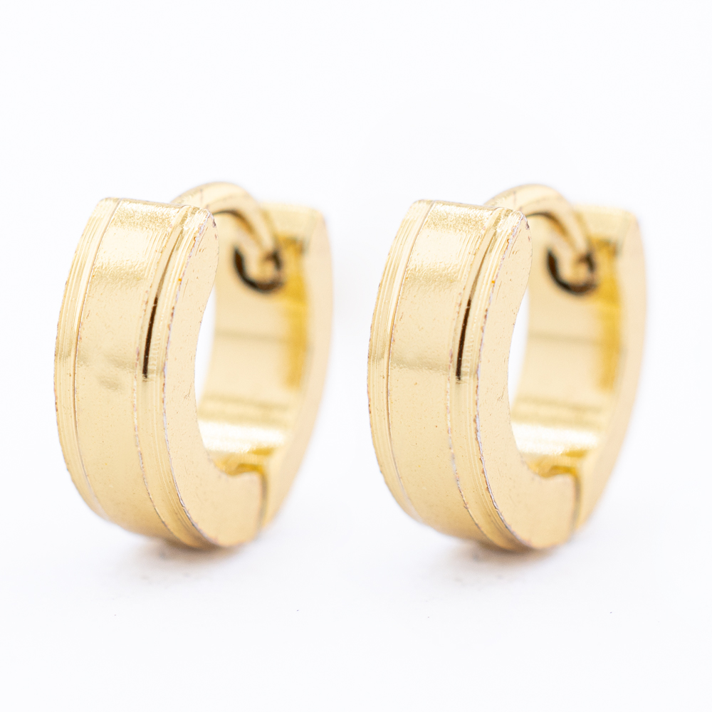 HUGGIE ACERO INOXIDABLE GOLDEN STEEL