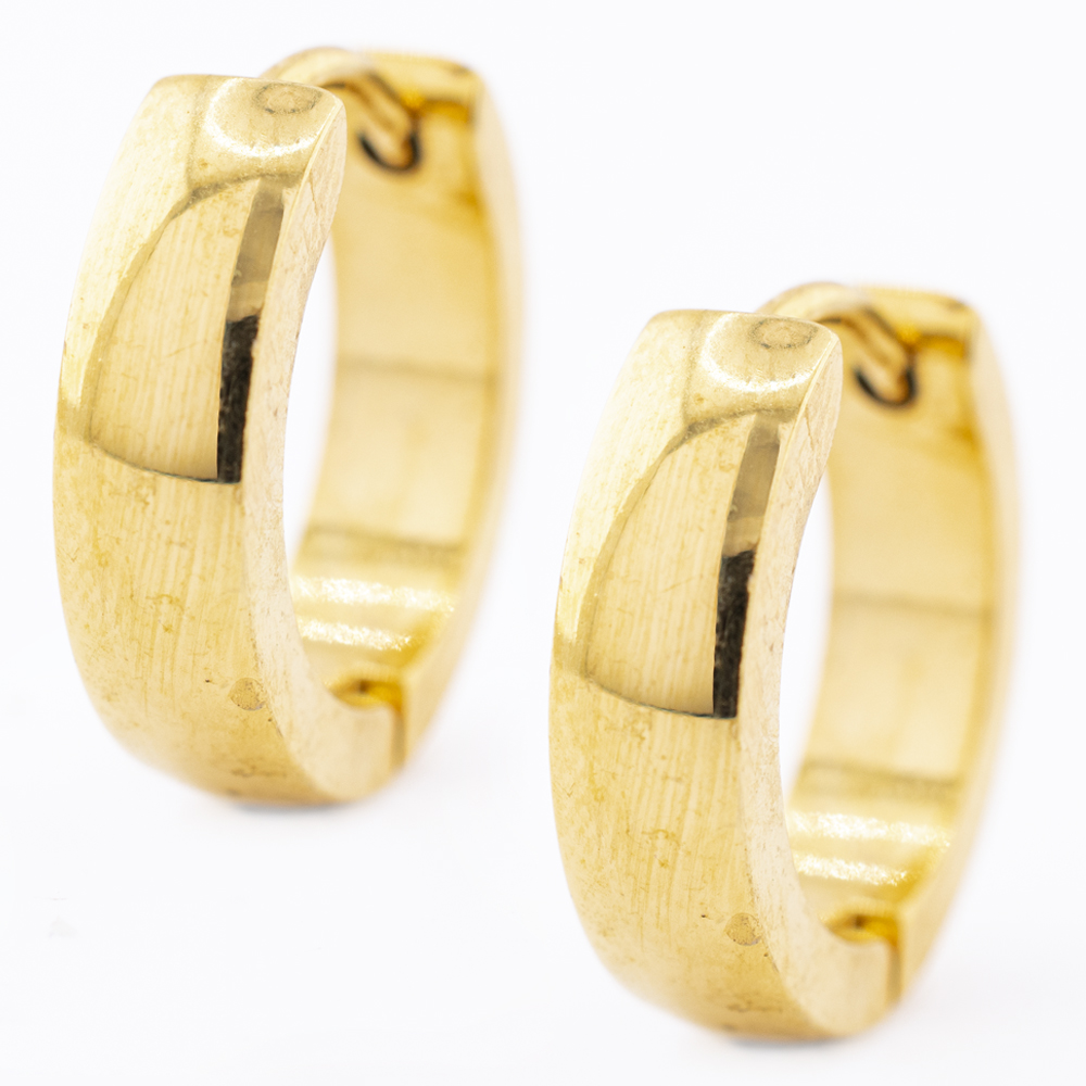 HUGGIE ACERO INOXIDABLE GOLDEN STEEL