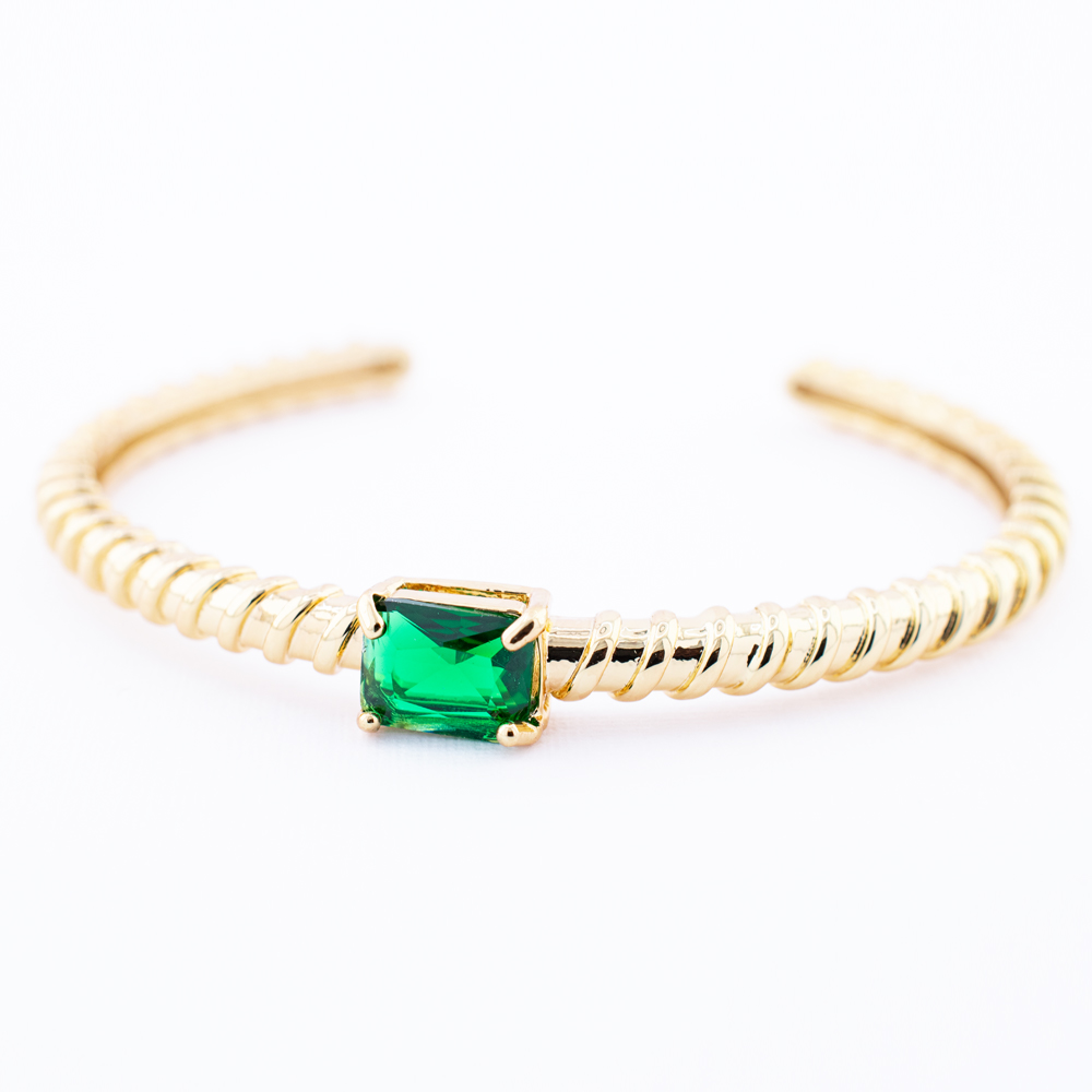 BRAZALETE CHAPA CRYSTIME