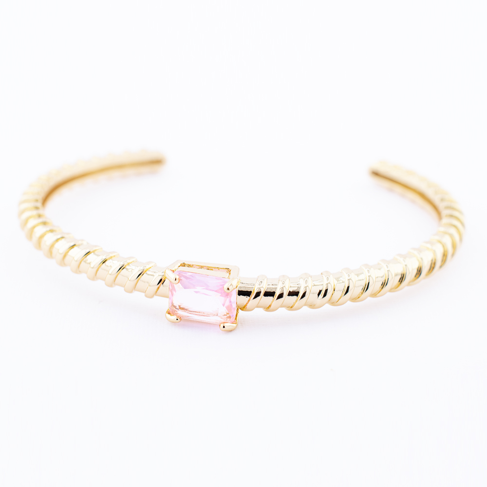 BRAZALETE CHAPA CRYSTIME