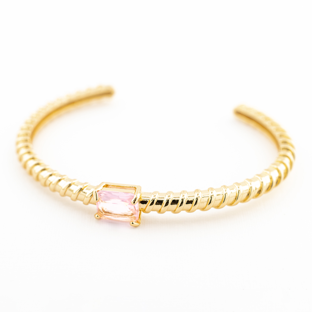 BRAZALETE CHAPA CRYSTIME