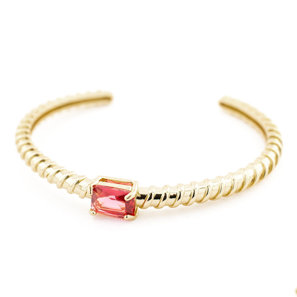 BRAZALETE CHAPA CRYSTIME