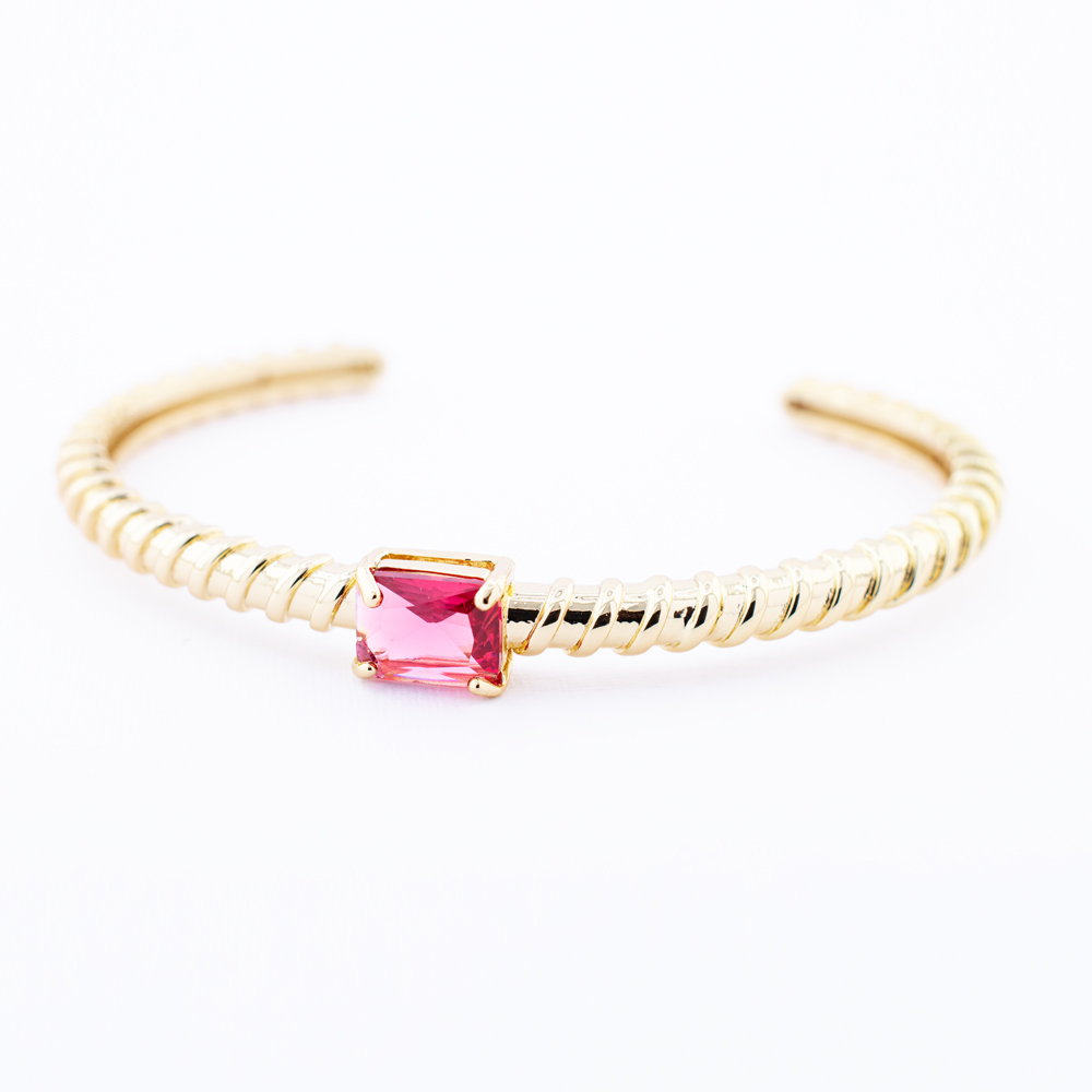 BRAZALETE CHAPA CRYSTIME
