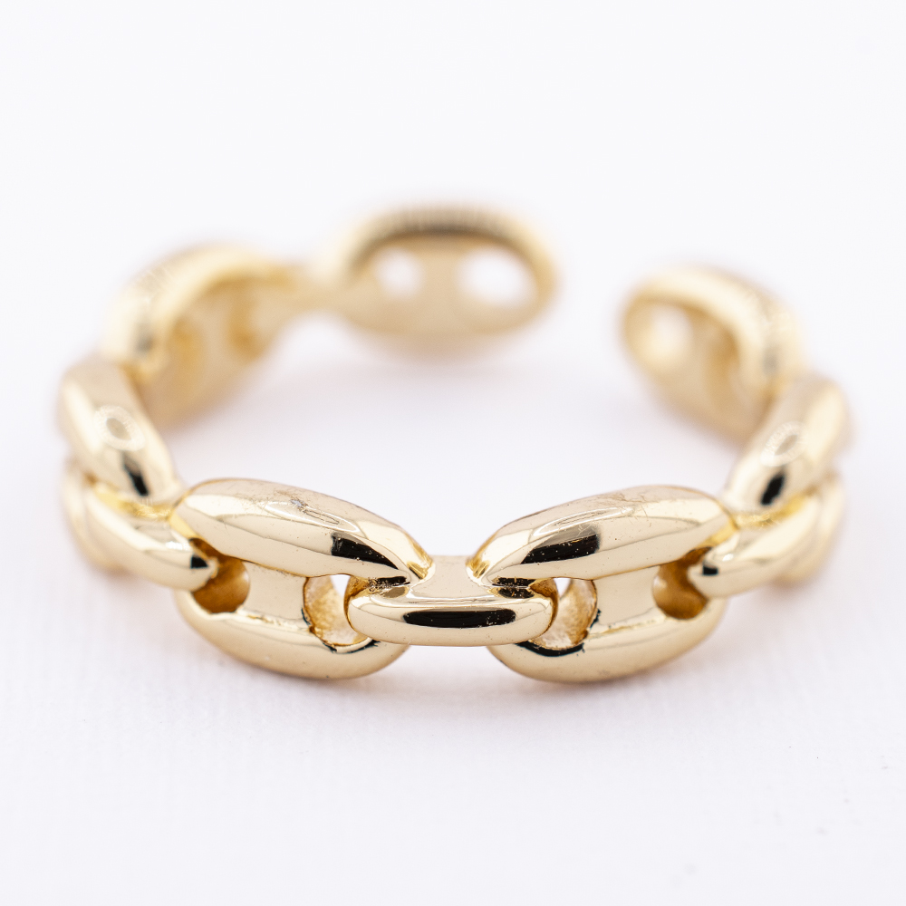 ANILLO  CHAPA GOLDEN CASTING