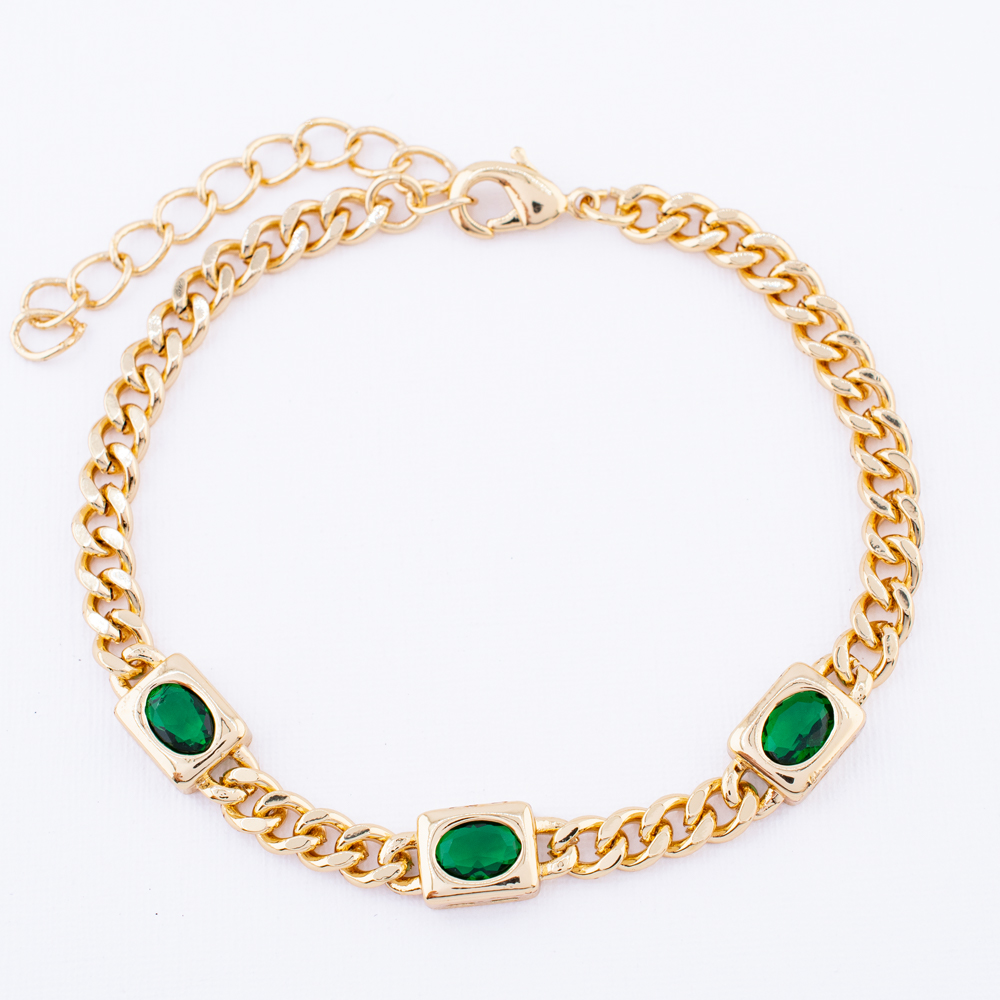 PULSERA CHAPA CRYSTIME