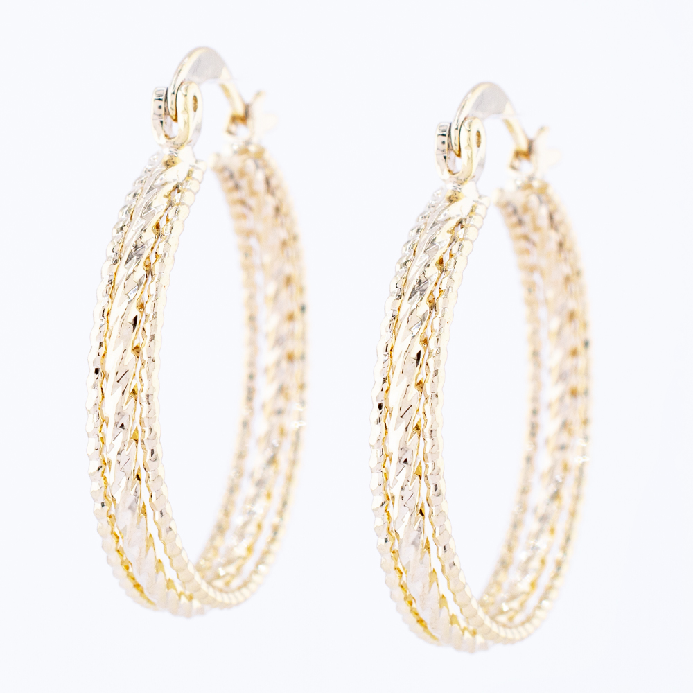 ARRACADA CHAPA GOLDEN CASTING