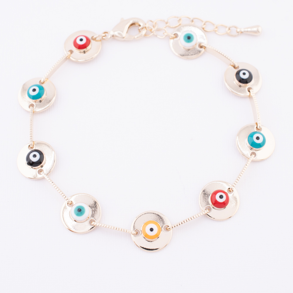 PULSERA CHAPA GOLDEN COLORS
