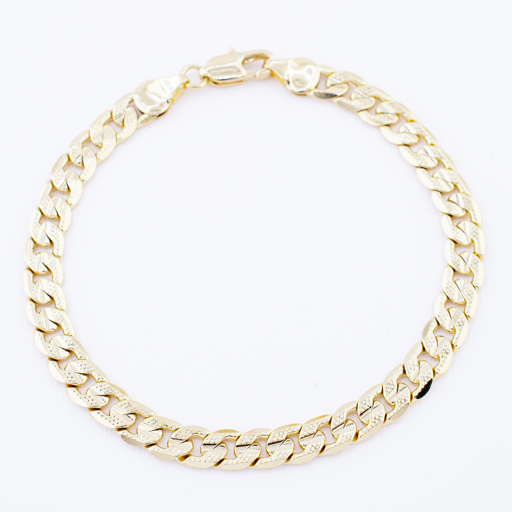 PULSERA CHAPA GOLDEN CASTING