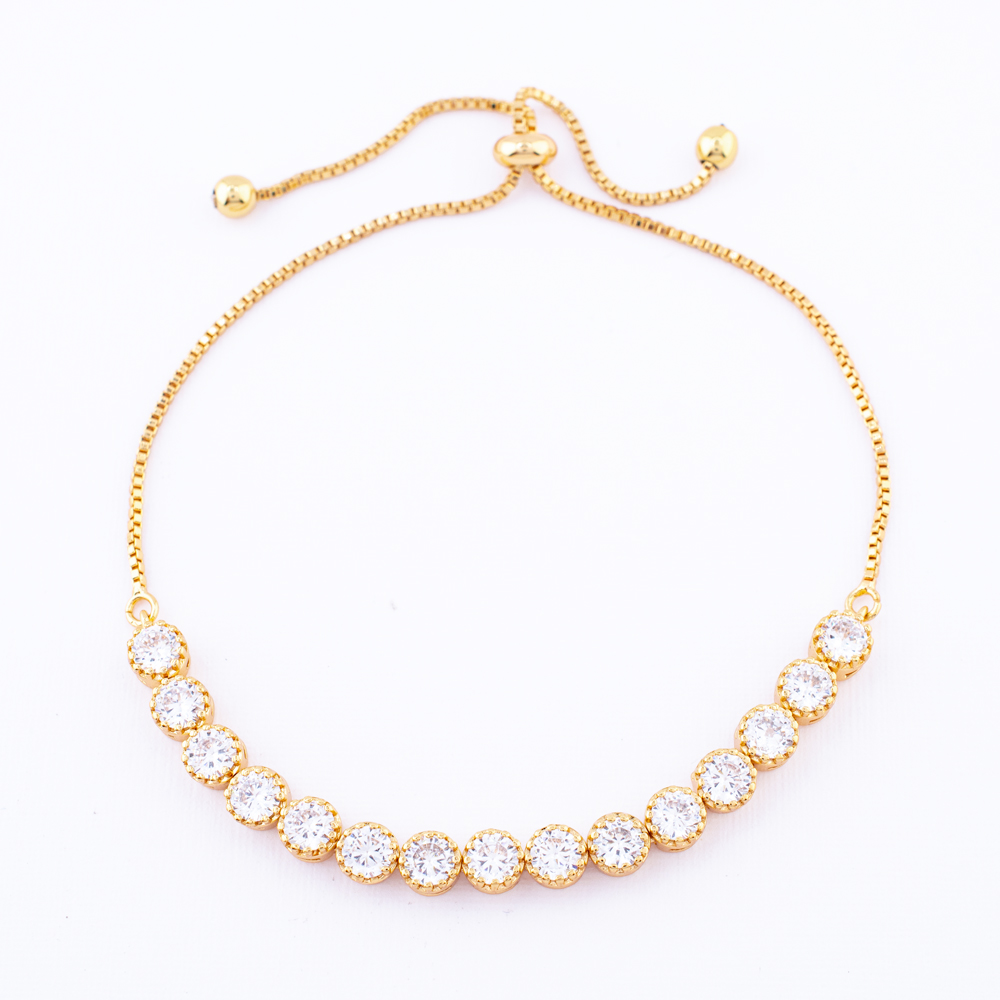 PULSERA CHAPA CRYSTIME
