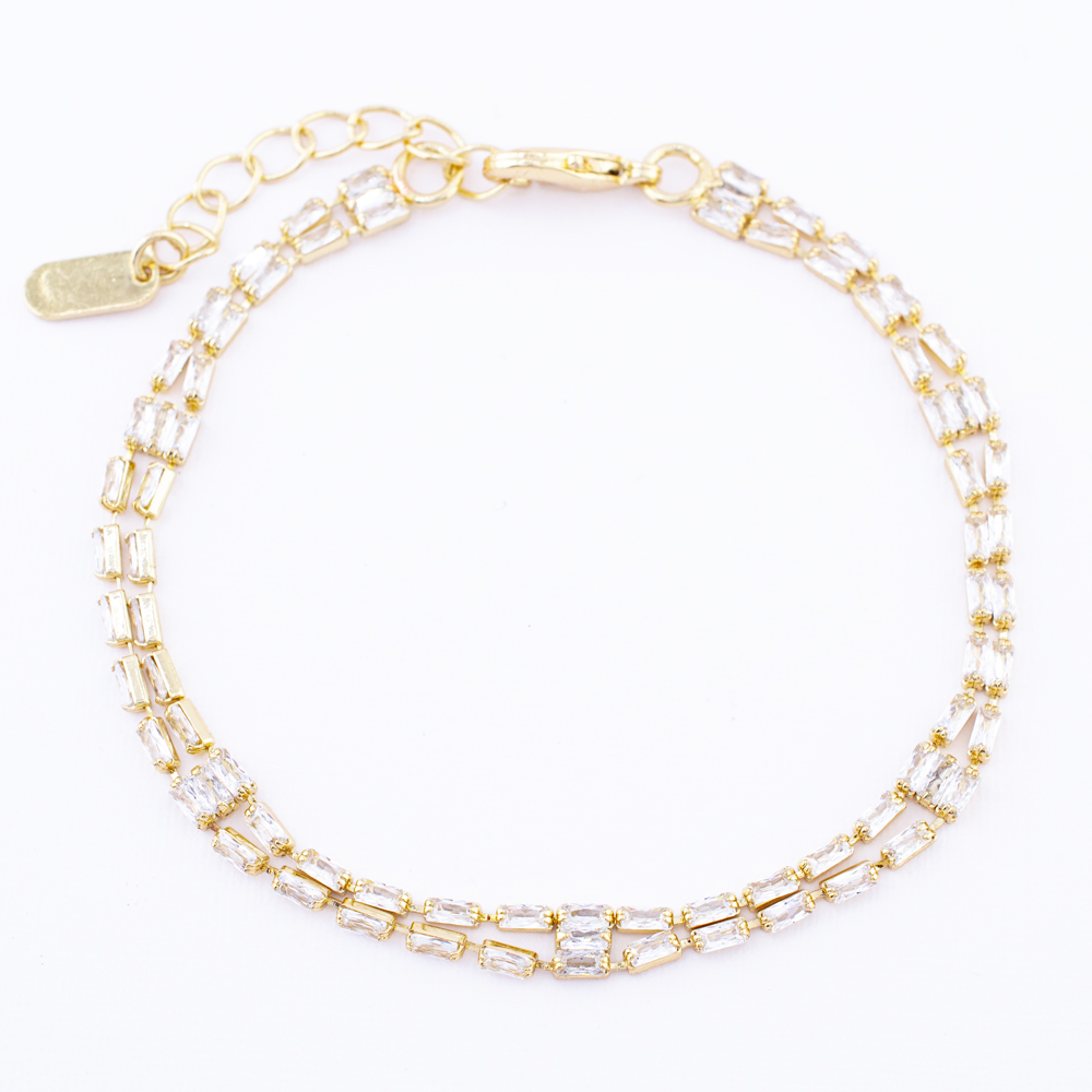 PULSERA CHAPA CRYSTIME