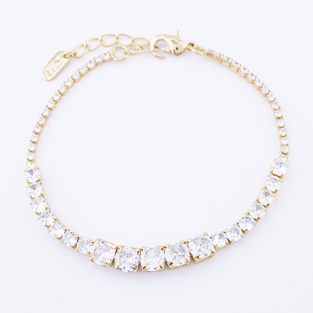 PULSERA CHAPA CRYSTIME