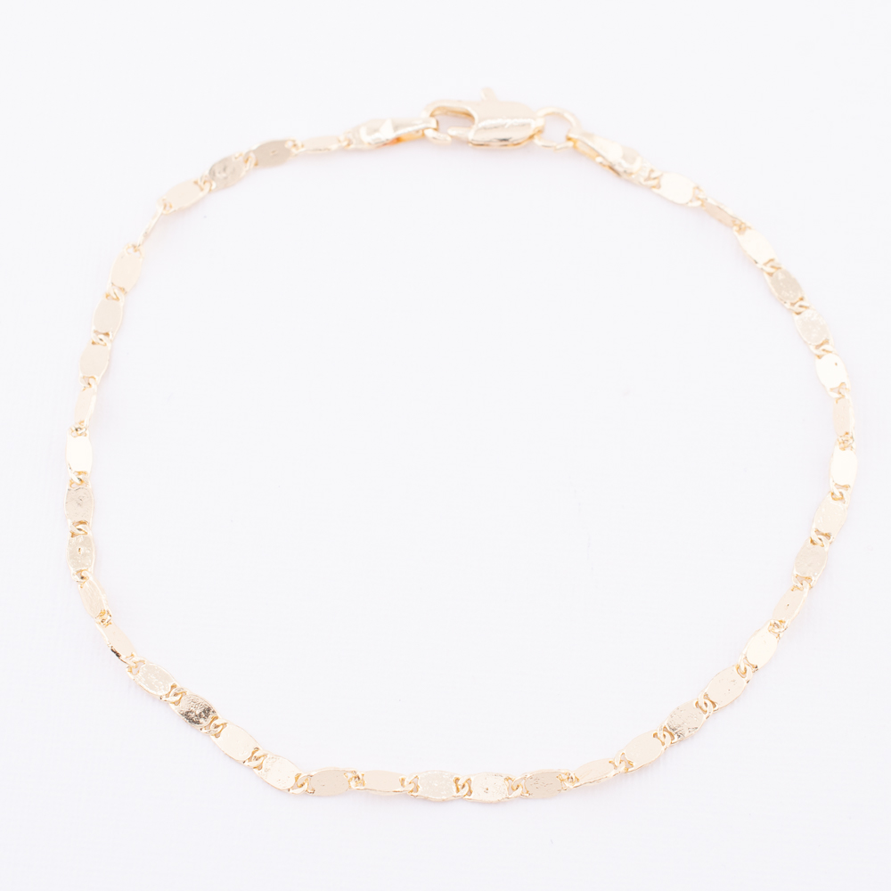 PULSERA CHAPA GOLDEN CASTING
