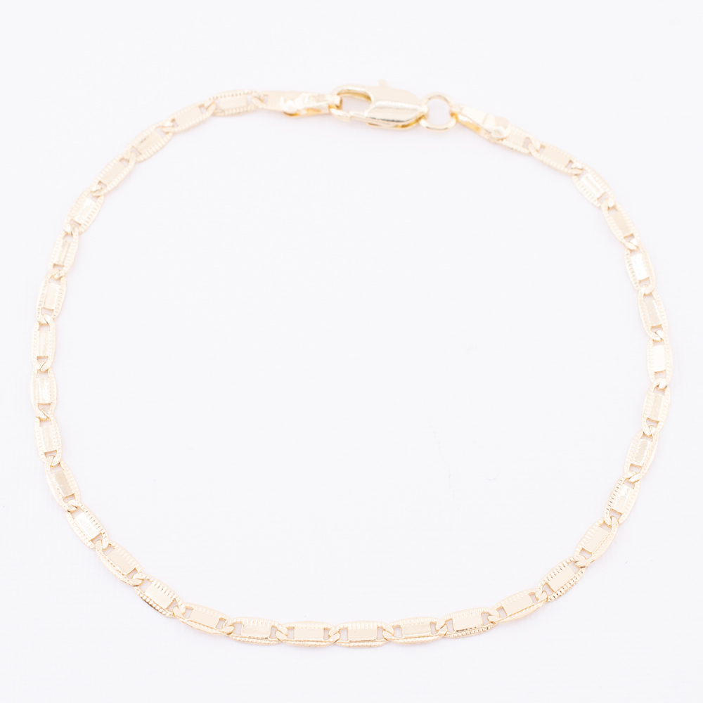 PULSERA CHAPA GOLDEN CASTING