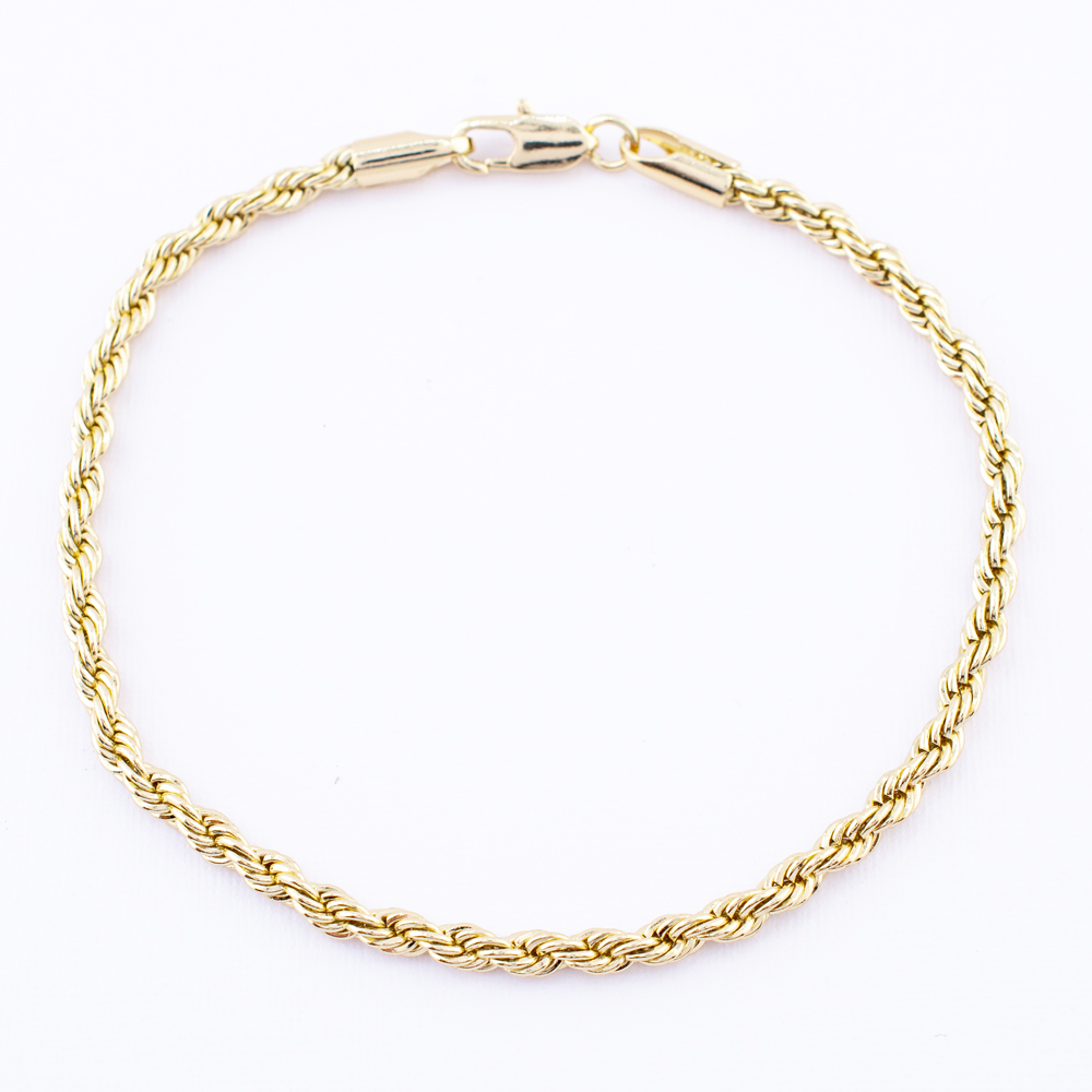 PULSERA CHAPA GOLDEN CASTING
