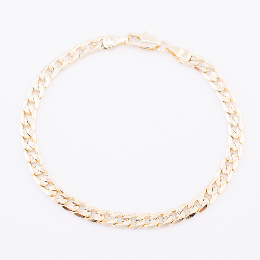 PULSERA CHAPA GOLDEN CASTING