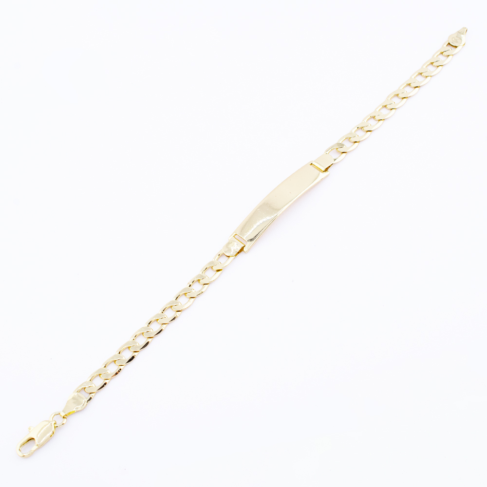 PULSERA CHAPA GOLDEN CASTING