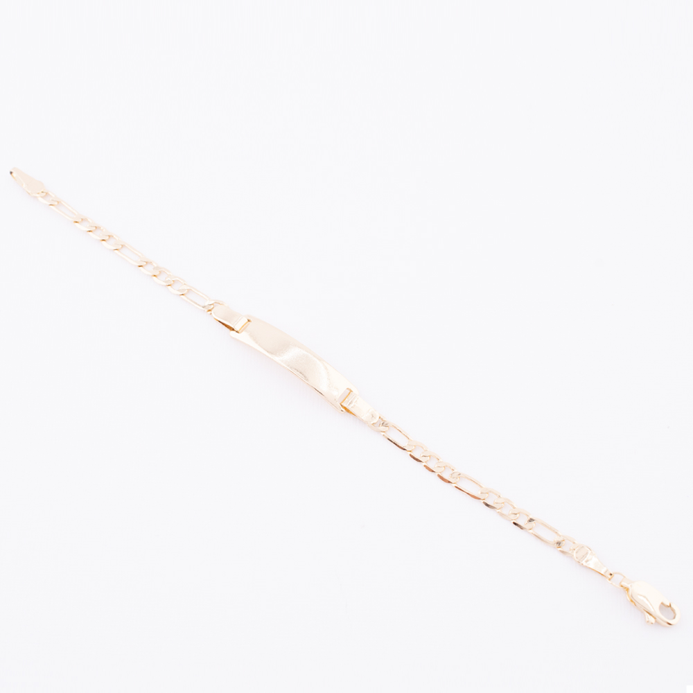 PULSERA CHAPA GOLDEN CASTING