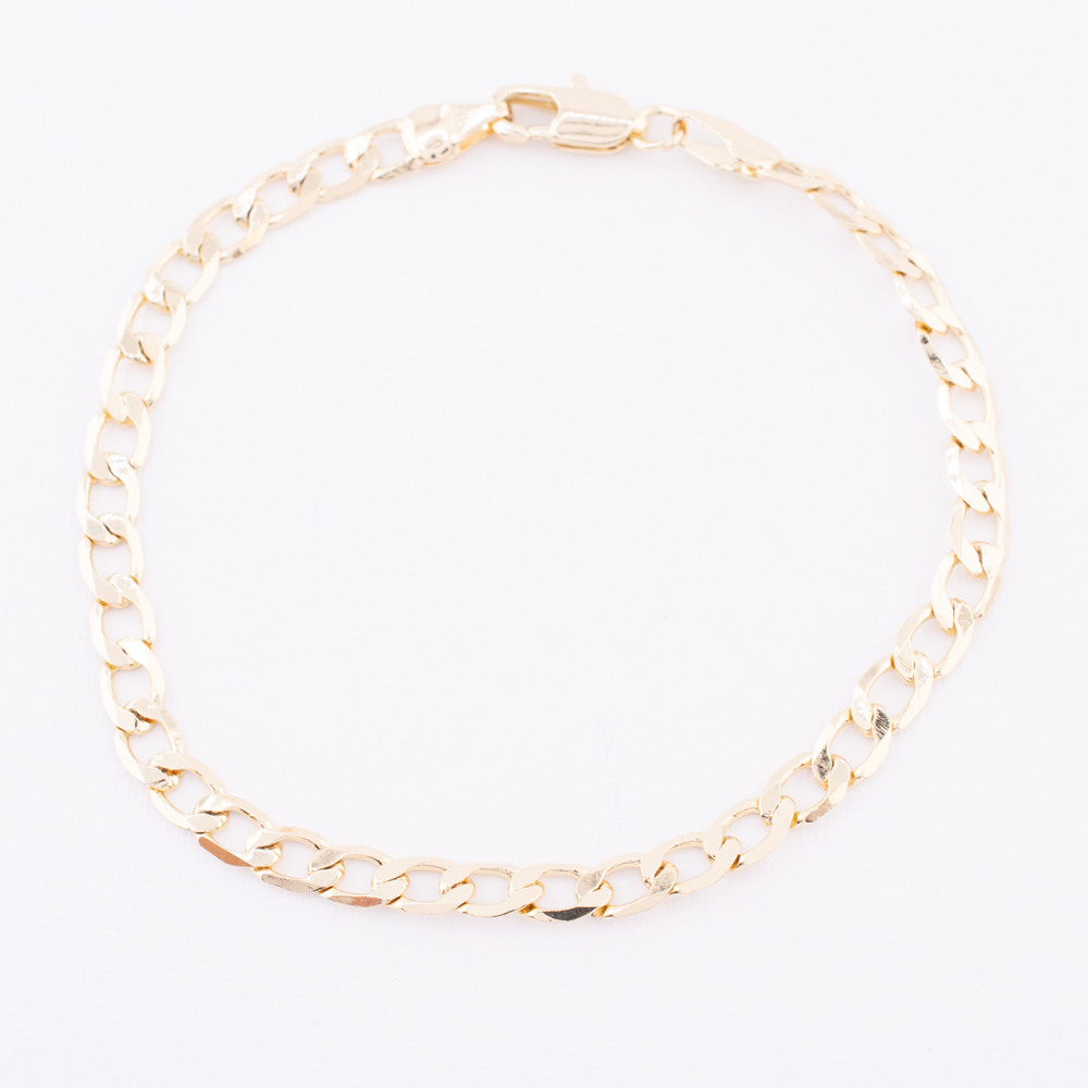 PULSERA CHAPA GOLDEN CASTING