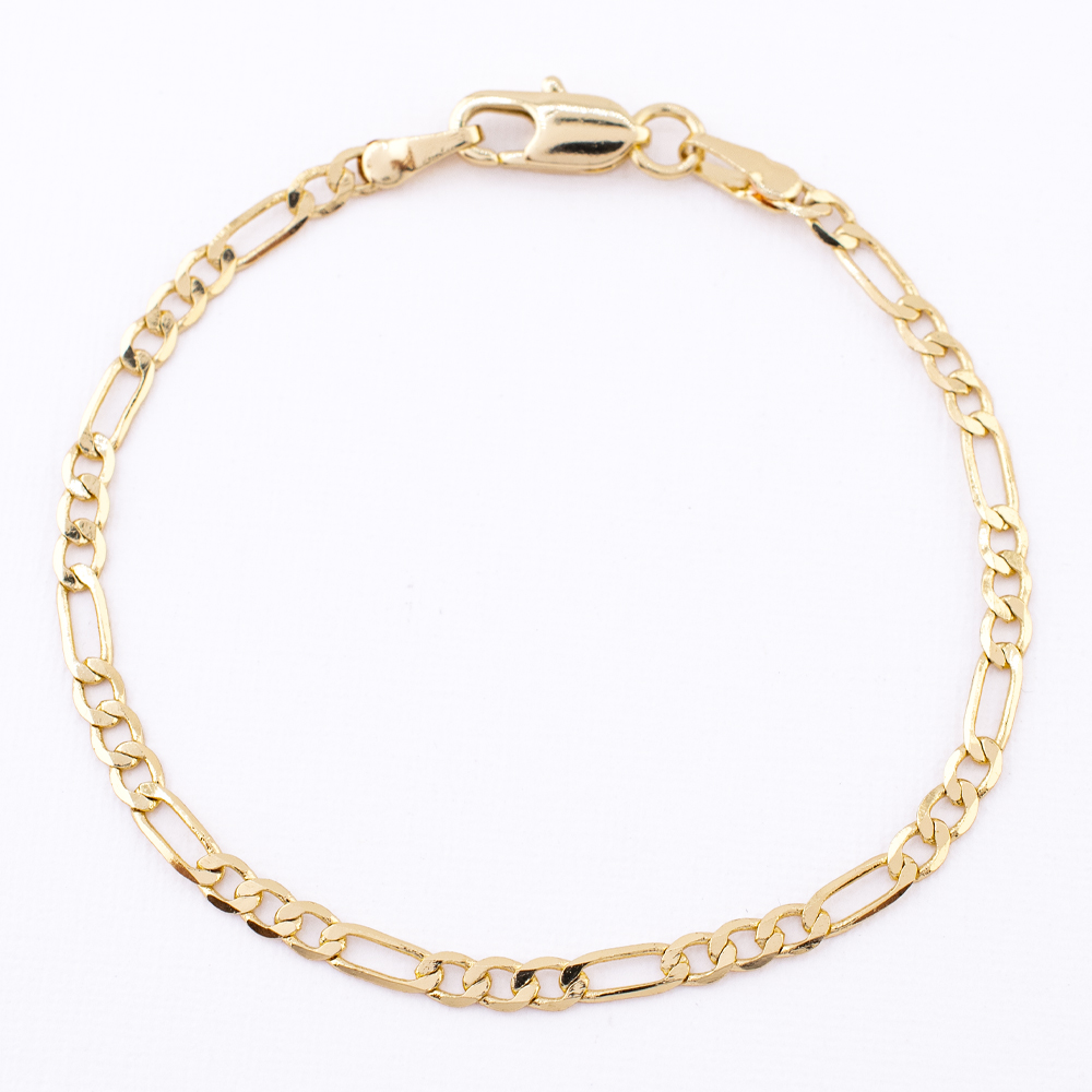 PULSERA CHAPA GOLDEN CASTING