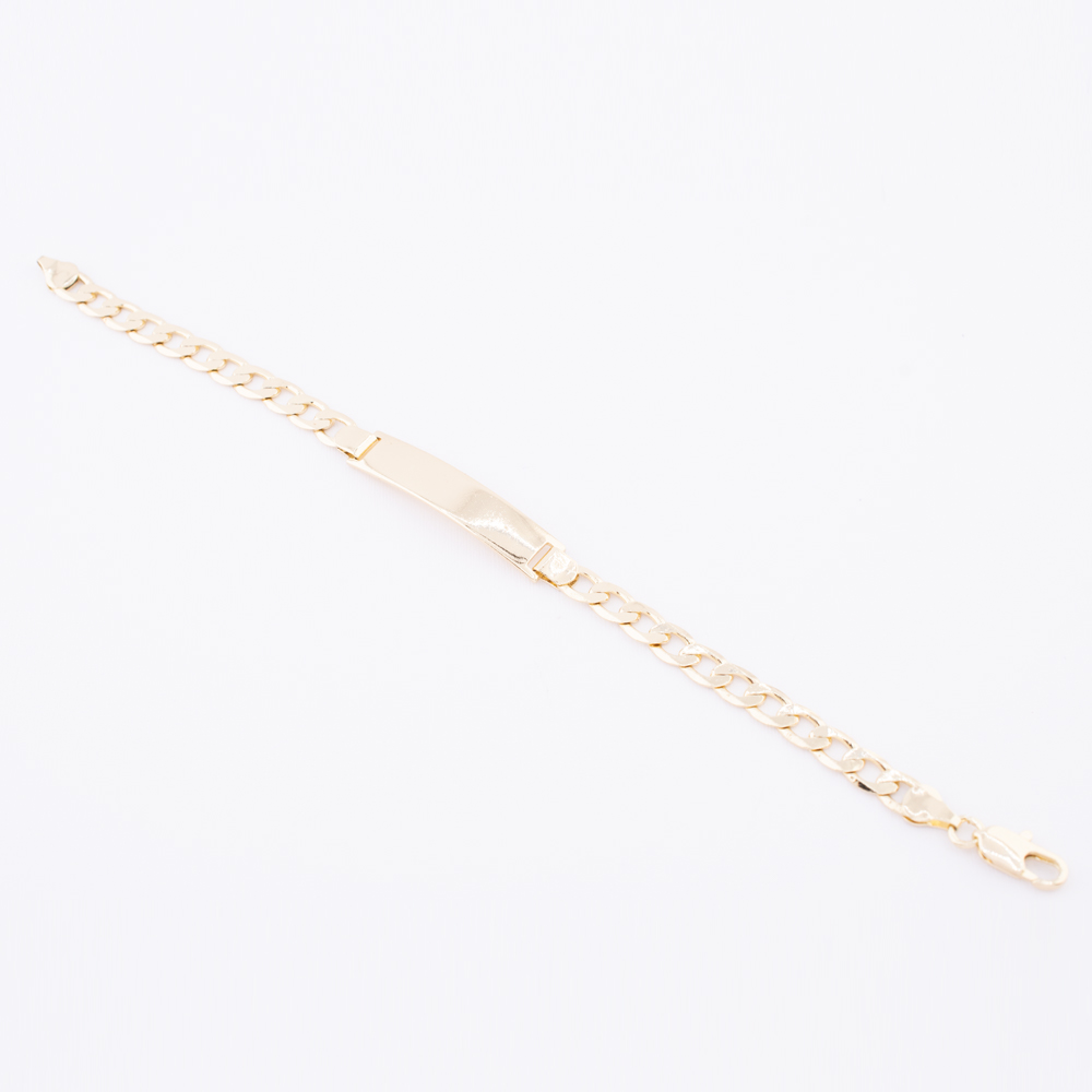 PULSERA CHAPA GOLDEN CASTING