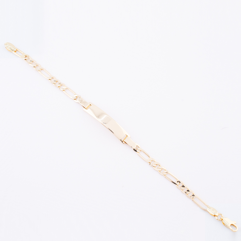 PULSERA CHAPA GOLDEN CASTING