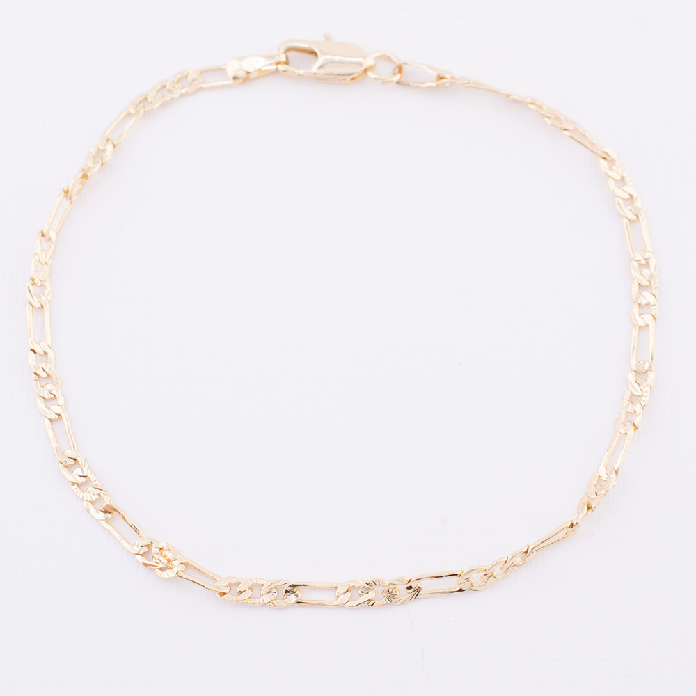 PULSERA CHAPA GOLDEN CASTING