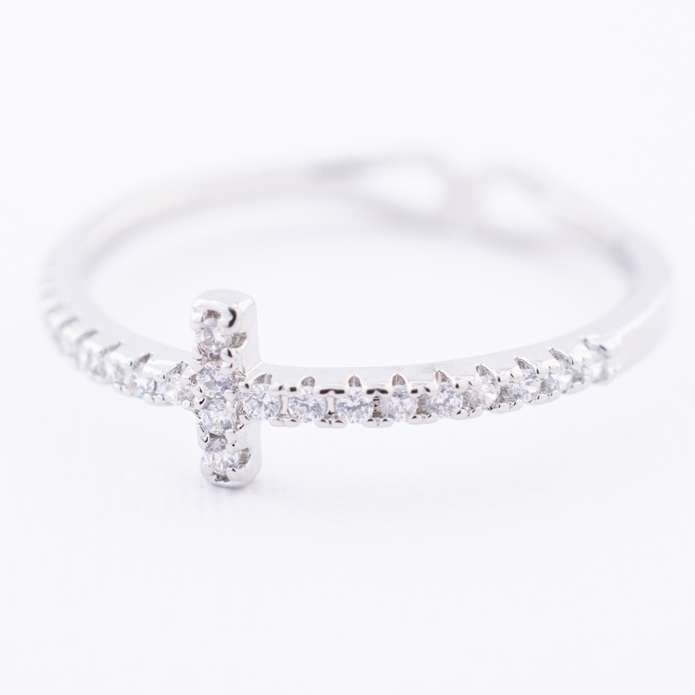 ANILLO  RODIO GOLDEN ROD
