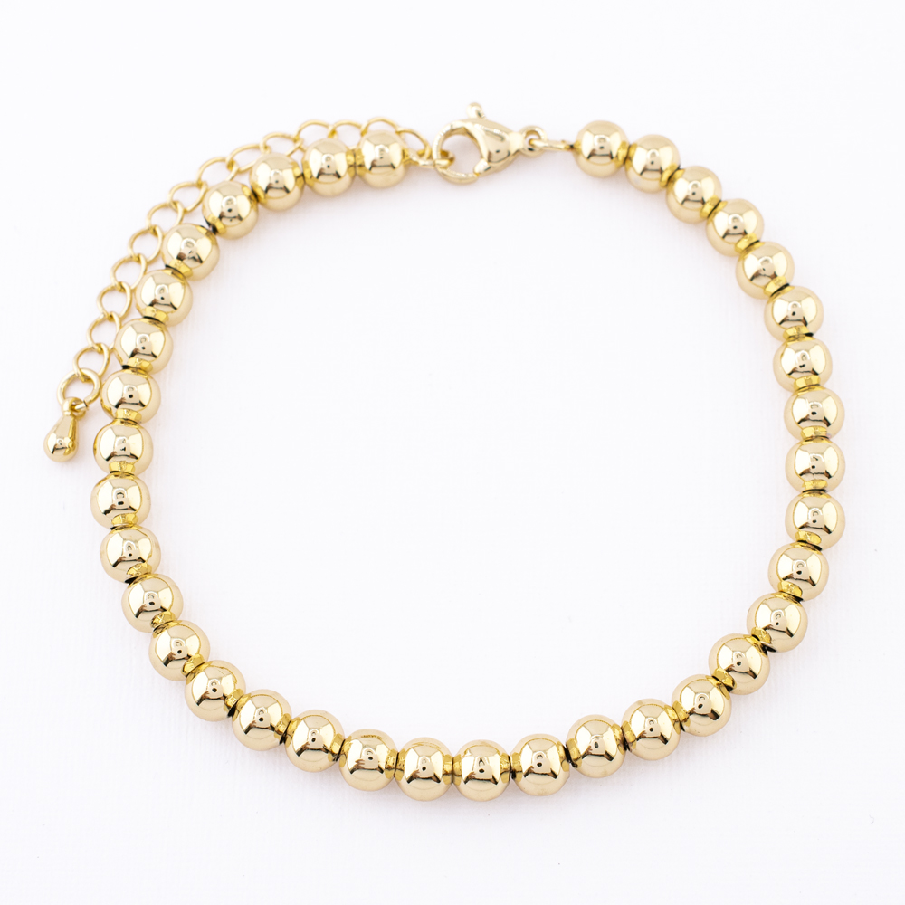 PULSERA CHAPA GOLDEN CASTING