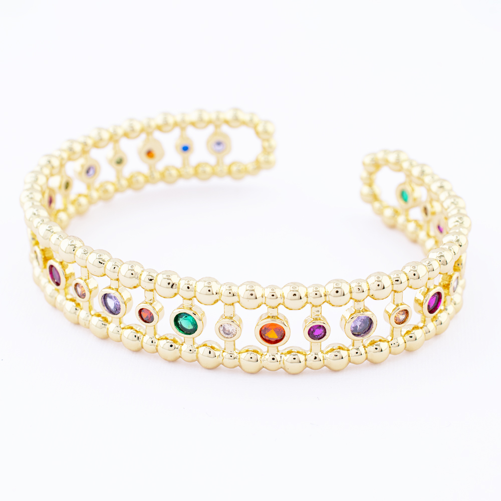 BRAZALETE CHAPA GOLDEN RAINBOW