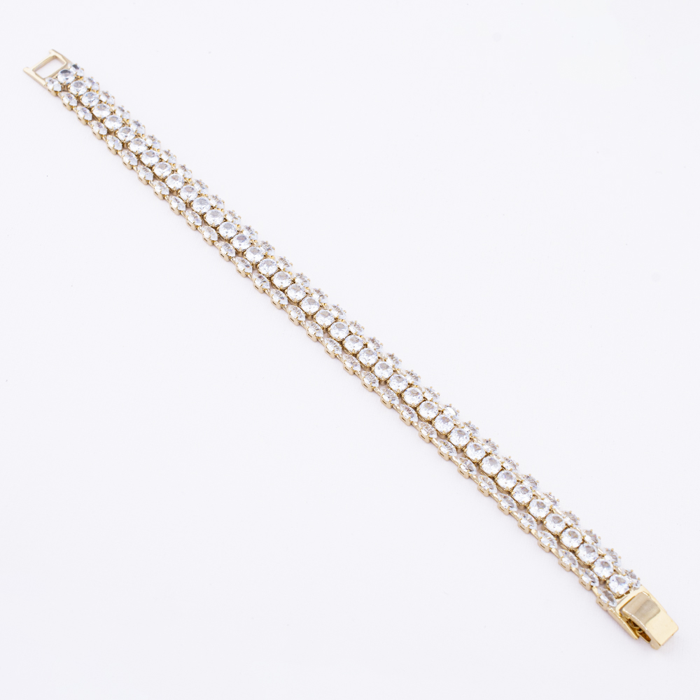 PULSERA CHAPA CRYSTIME