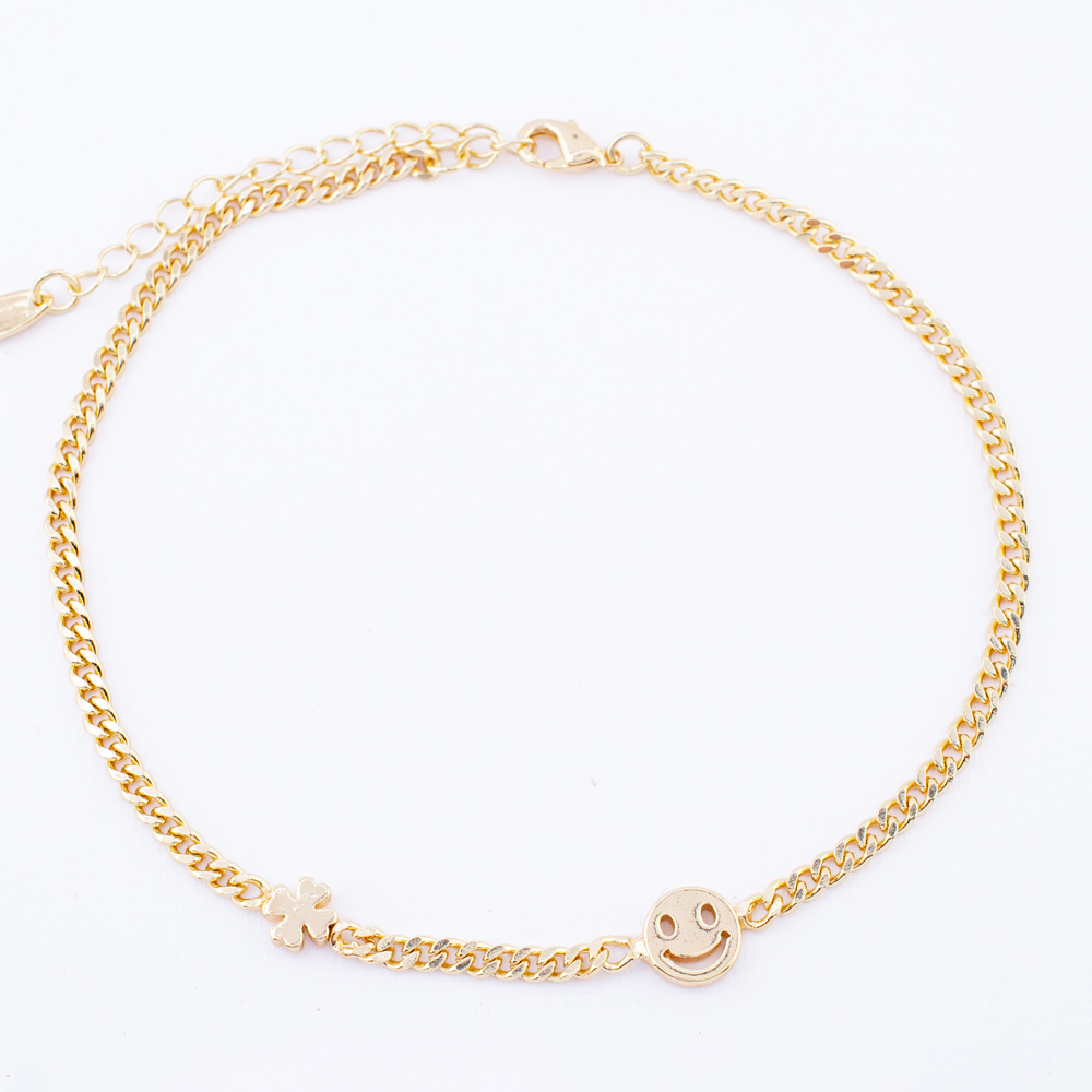 PULSERA CHAPA GOLDEN CASTING