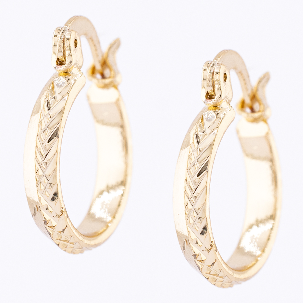 ARRACADA CHAPA GOLDEN CASTING