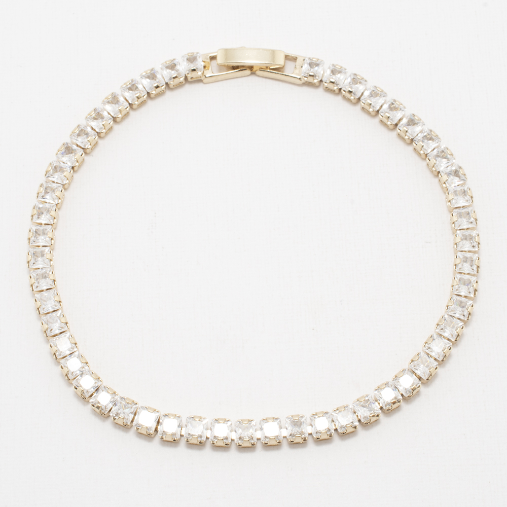 PULSERA CHAPA CRYSTIME
