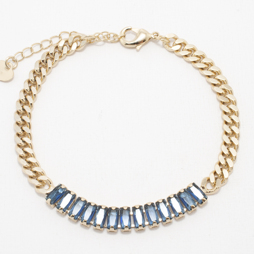PULSERA CHAPA CRYSTIME