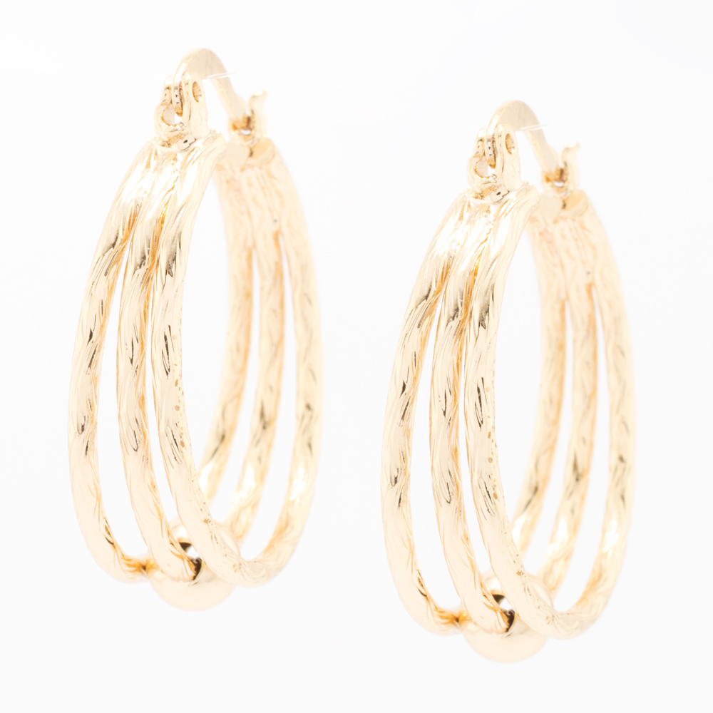 ARRACADA CHAPA GOLDEN CASTING