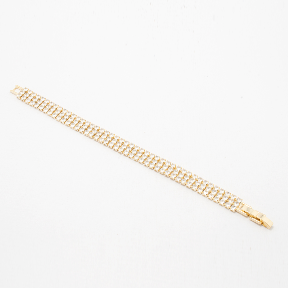 PULSERA CHAPA GOLDEN FASHION