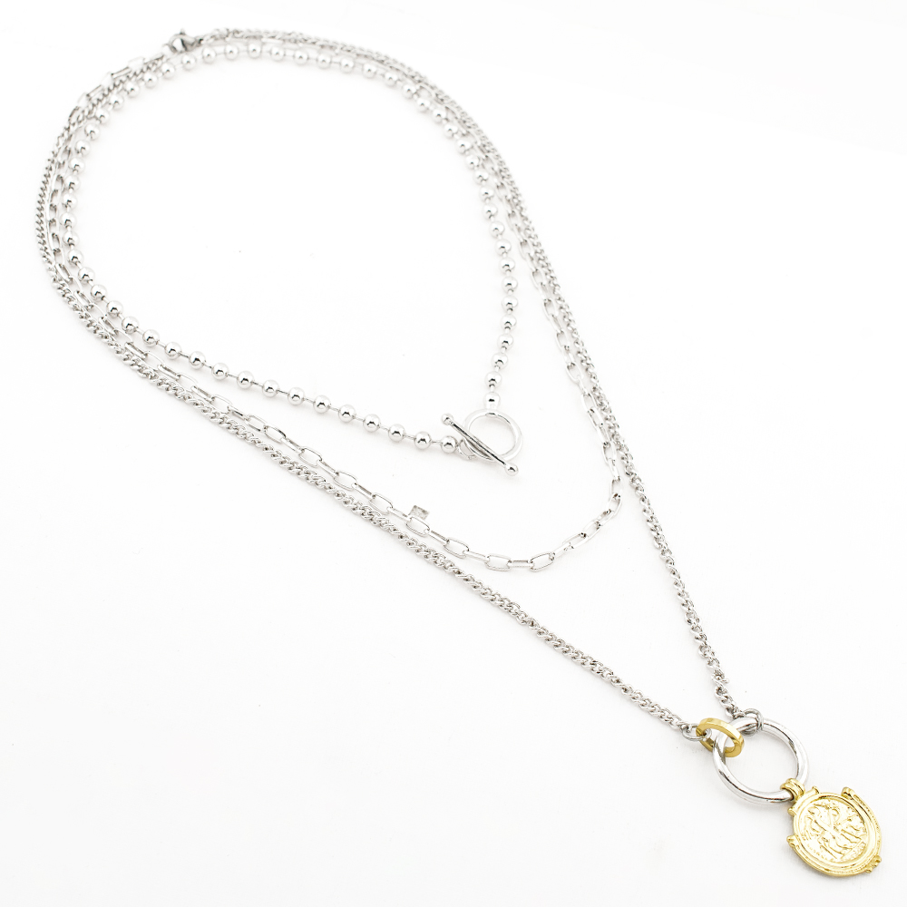 COLLAR BITONO GOLDEN FASHION