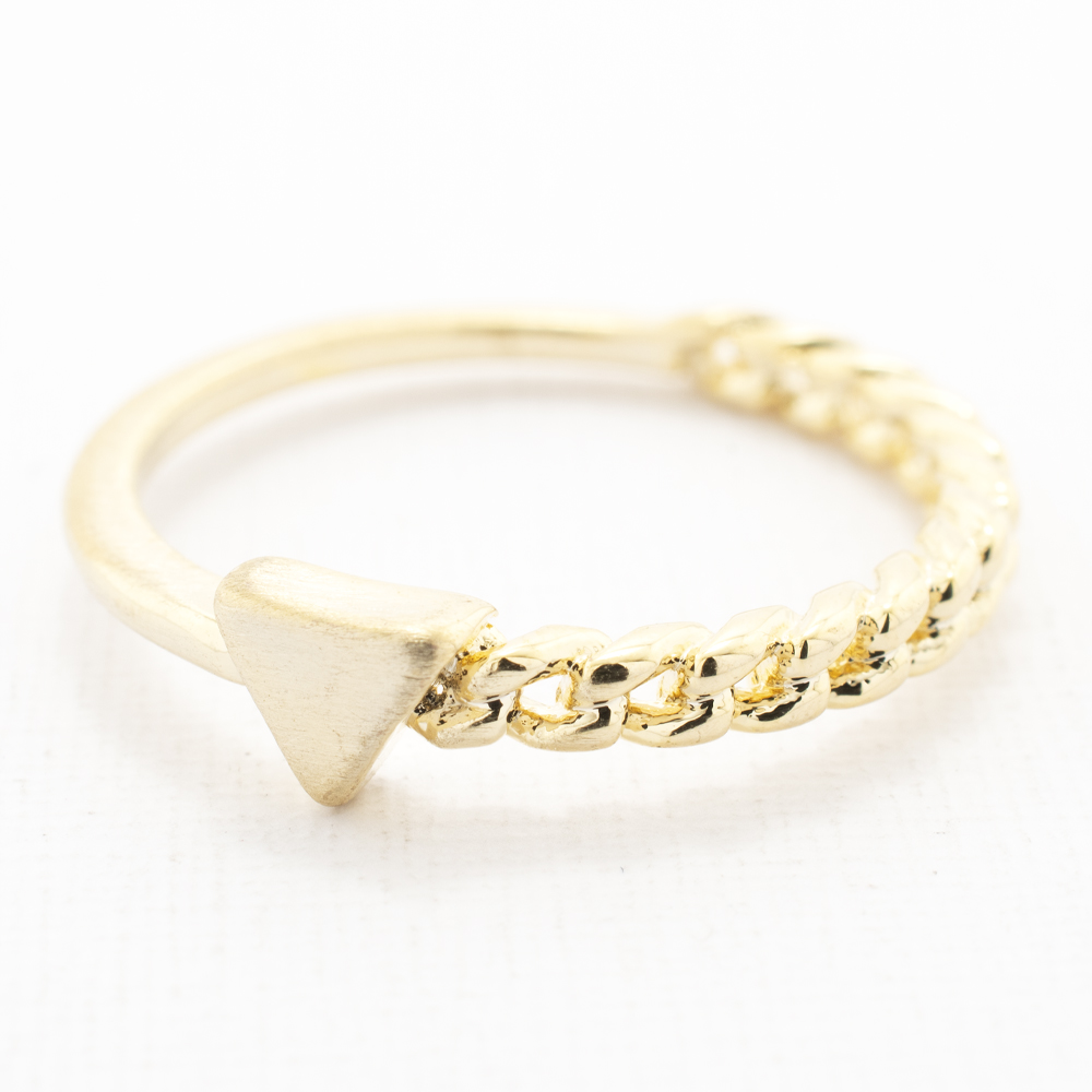 ANILLO  CHAPA GOLDEN FASHION