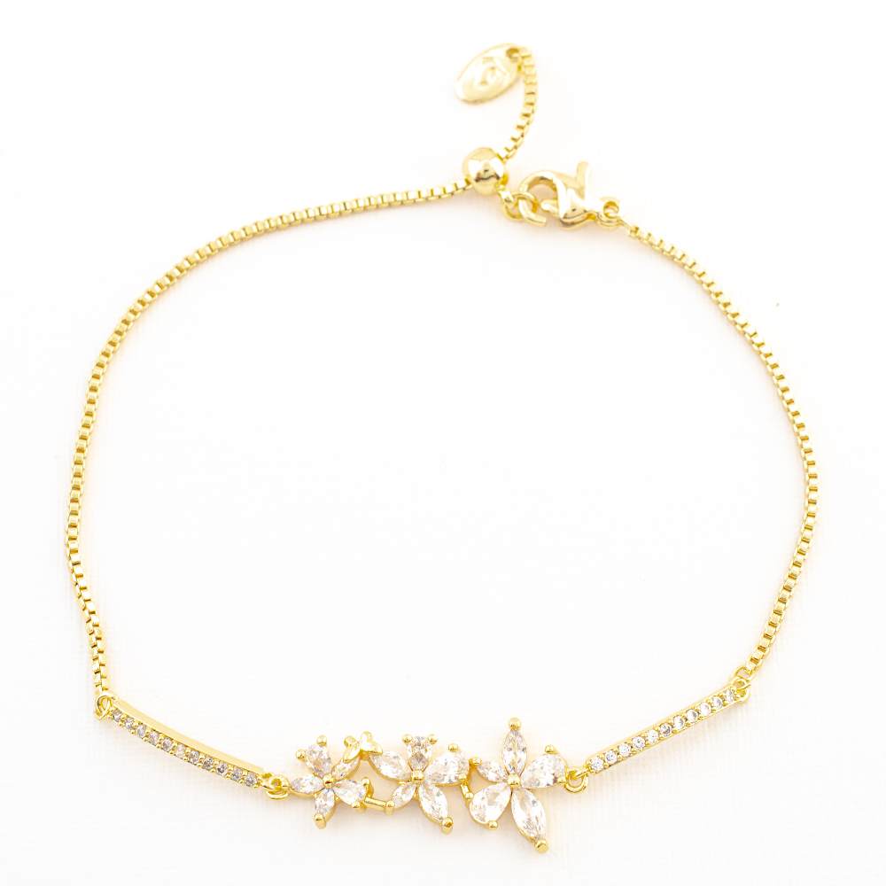 PULSERA CHAPA CRYSTIME