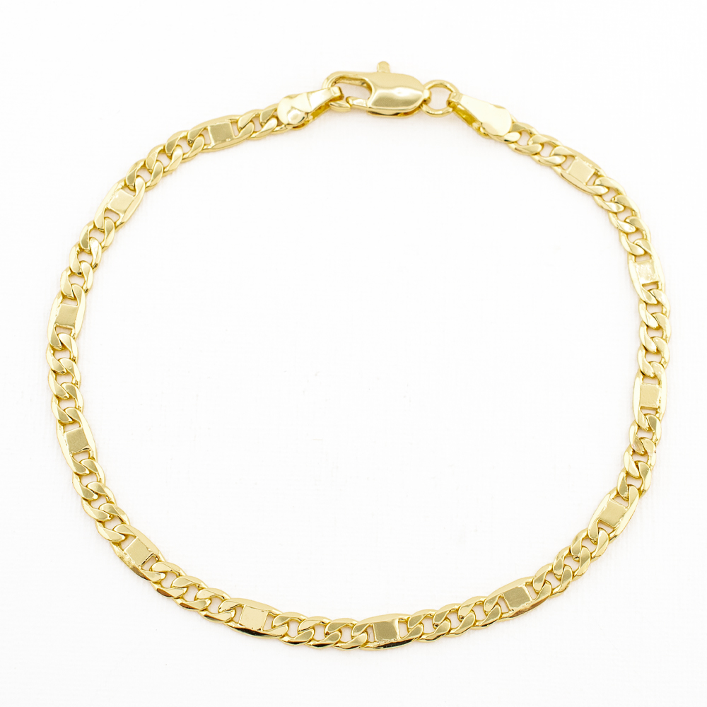 PULSERA CHAPA GOLDEN CASTING