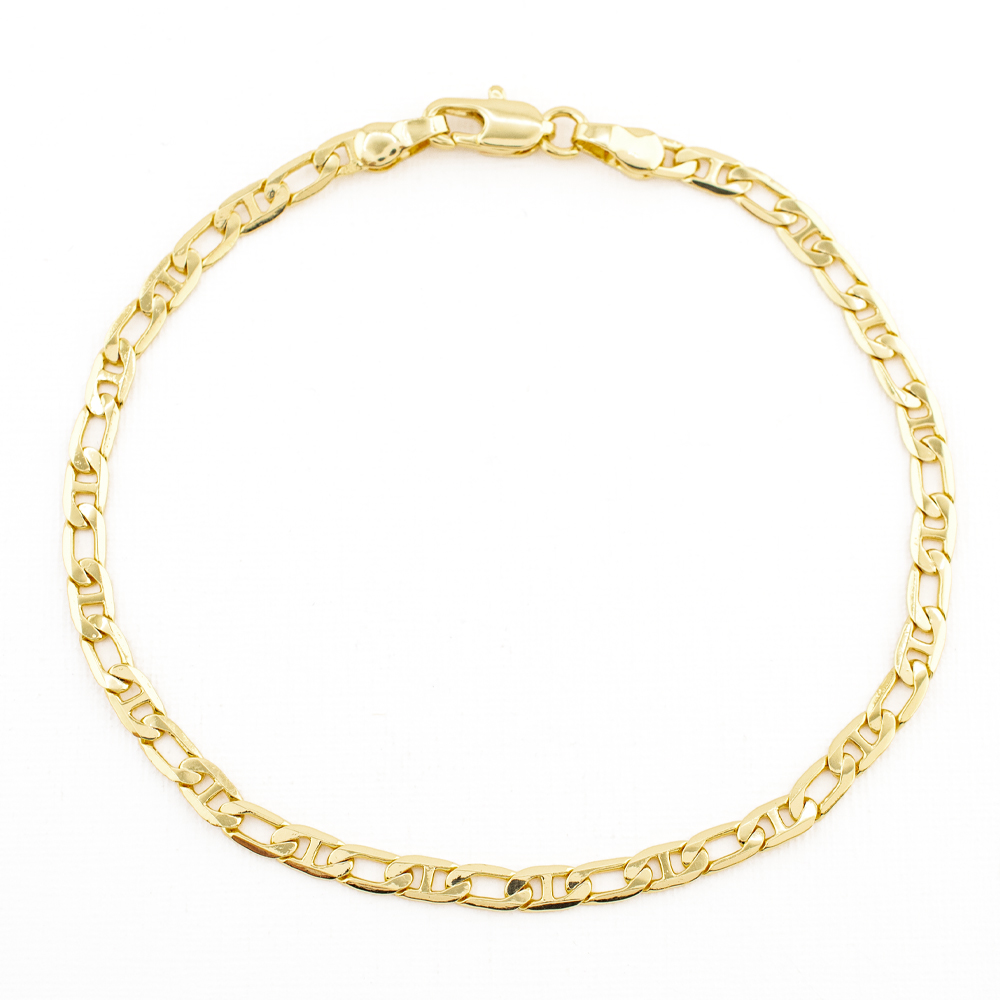 PULSERA CHAPA GOLDEN CASTING