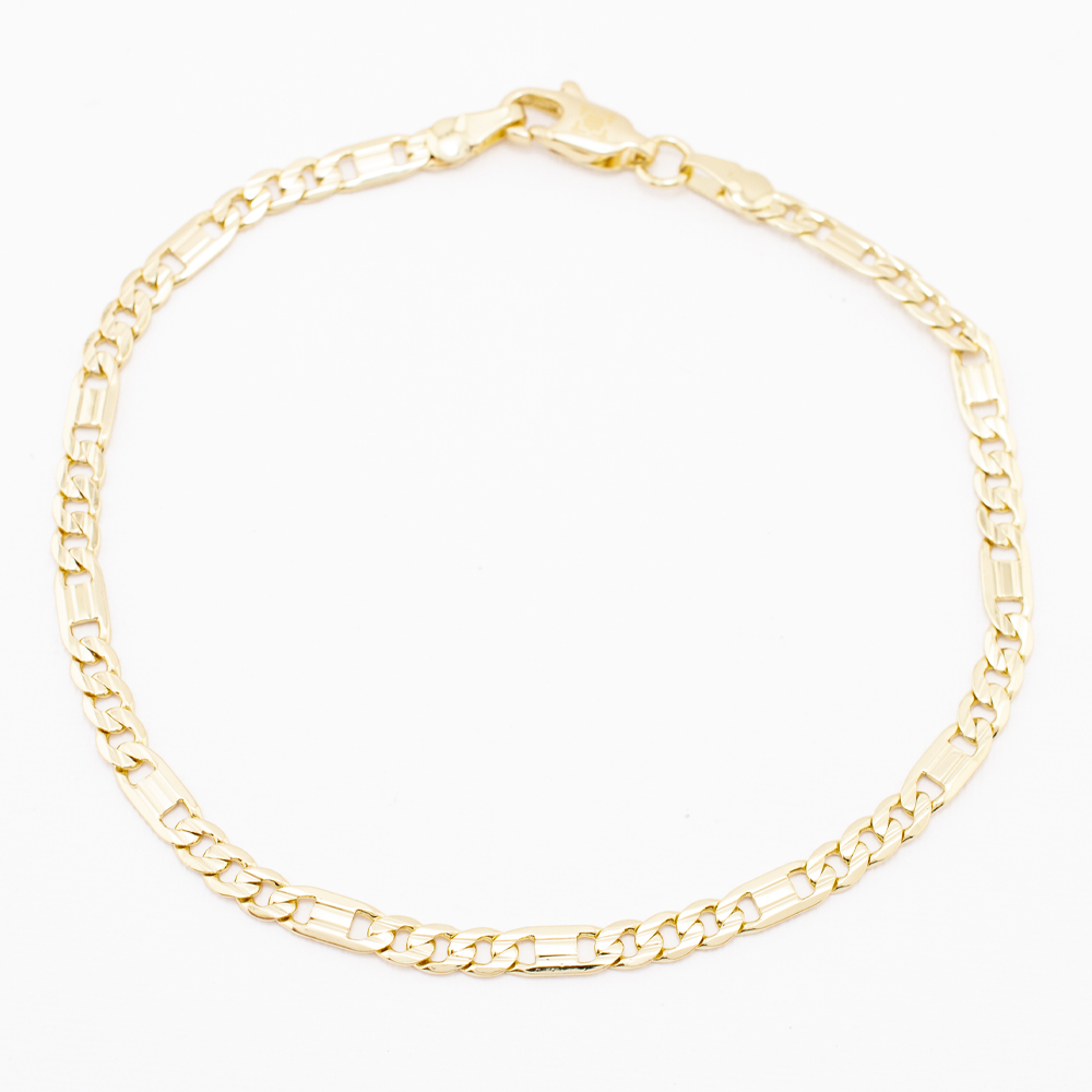 PULSERA CHAPA GOLDEN CASTING